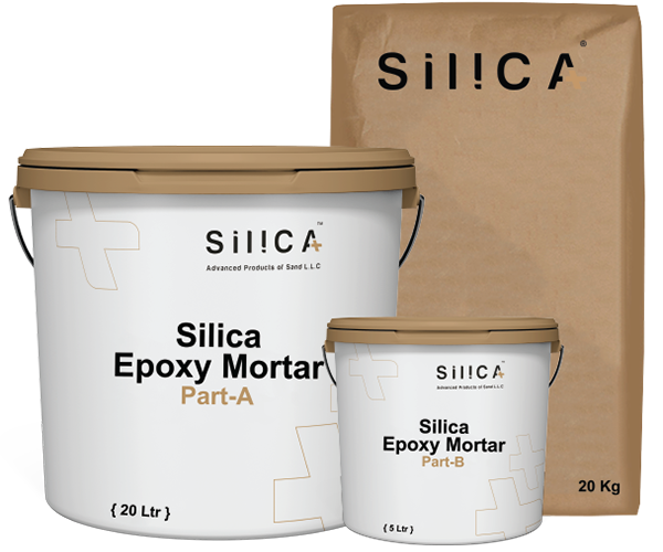 Silica epoxy mortar